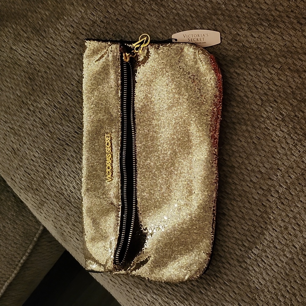 Victorias secret gold clutch, New!